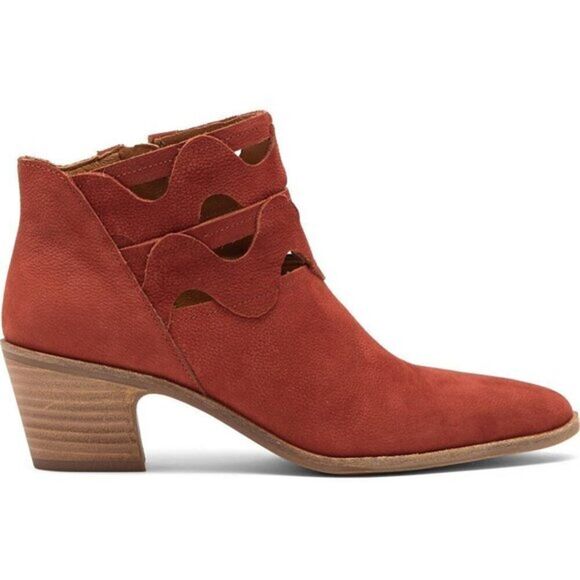 Lucky Brand Women Gezana Cutout Pointy Toe Leather Bootie - Picture 4 of 6